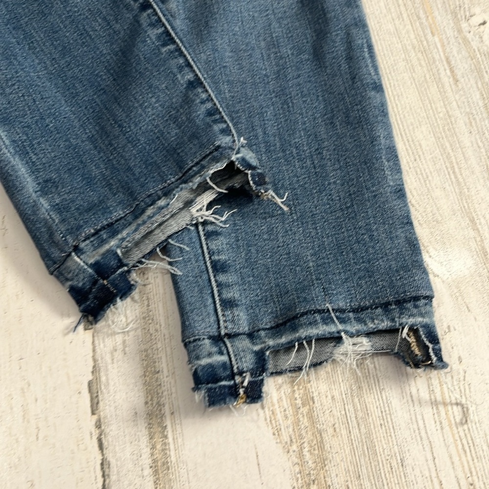 Pistola Distressed Raw Hem Jeans Size 24 - Picture 6 of 13